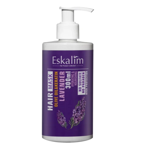 ماسک مو کراتین و لوندر اسکالیم بعد از حمام