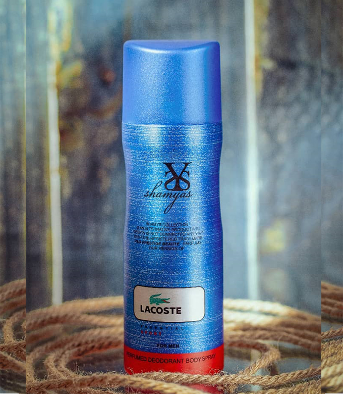 2-1.jpg اسپری خوشبوکننده بدن مردانه شمیاس مدل لاگوست اسنشیال (Lacoste Essential) - Image 1