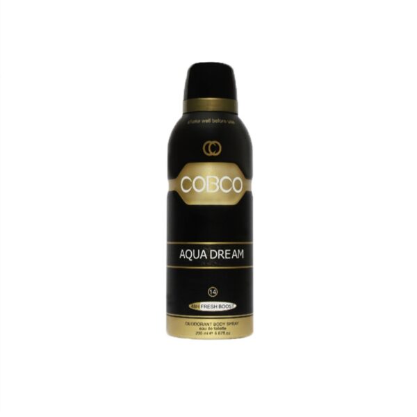 اسپری بدن مردانه کوبکو مدل Aqua Dream، حجم 200 میل
