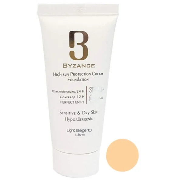 کرم ضد آفتاب رنگی بیزا.نس SPF 50 شماره 10