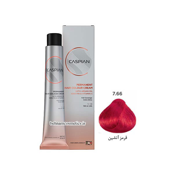 رنگ مو کاسپین گروه رنگ قرمز آتشین