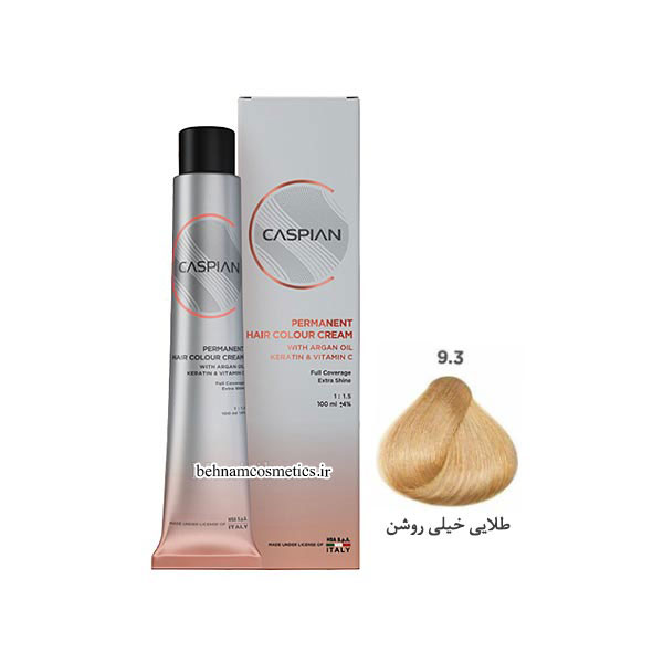 رنگ مو کاسپین گروه رنگ طلایی