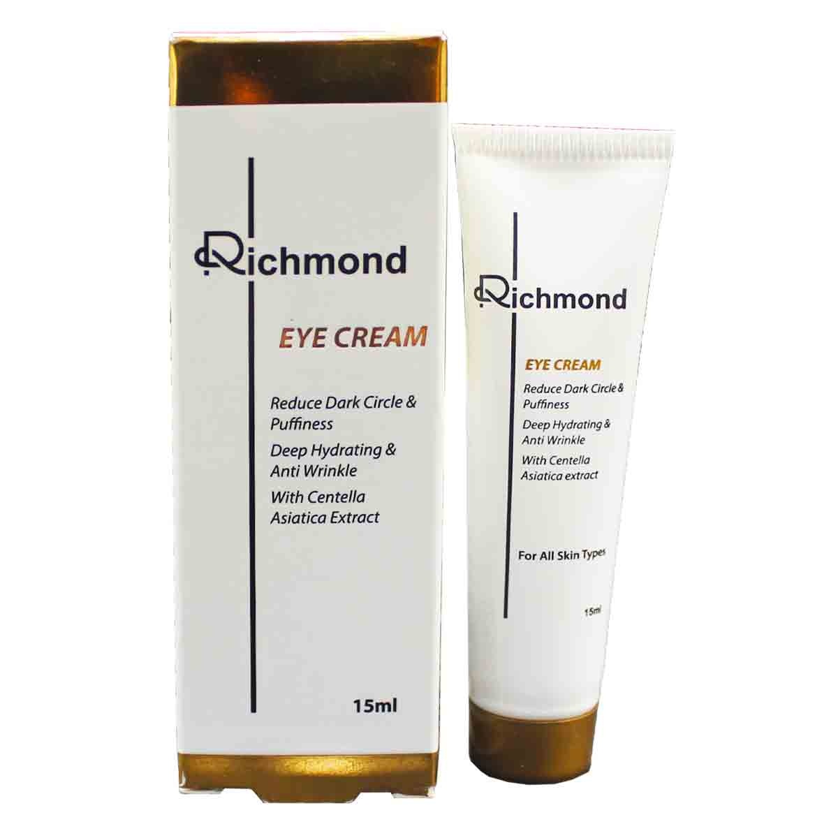 Richmond-eye-cream-15-ml.jpg کرم ضد چروک و ضد پف و تیرگی دور چشم ریچموند - Image 1