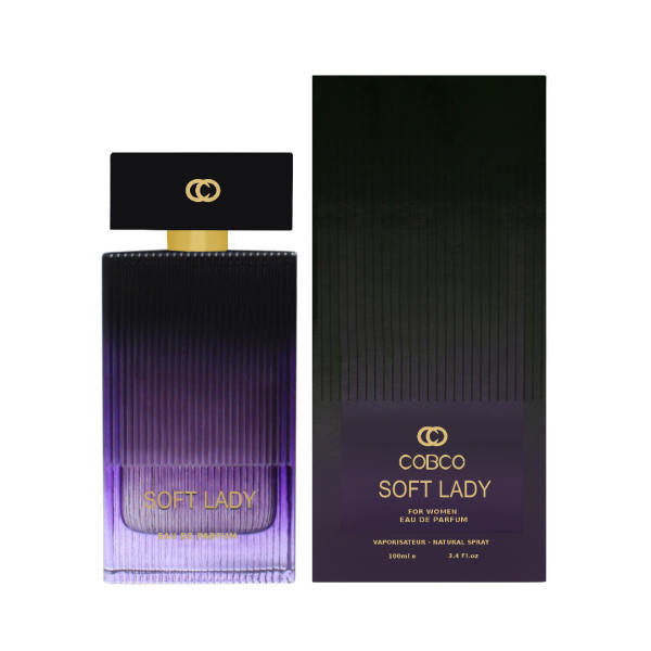 ادو پرفیوم زنانه کوبکو مدل Soft Lady اسانس آلین حجم 100 میل