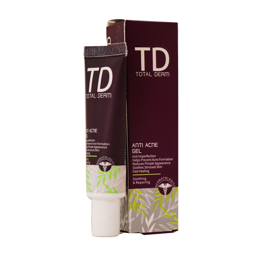 ژل ضد جوش توتال درم مناسب پوست چرب 30 ژل ضد آکنه اورژانسی توتال درم - Image 1