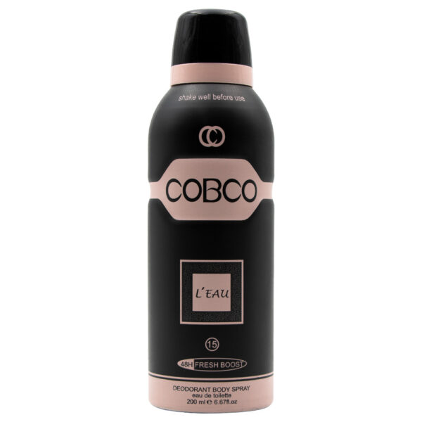 اسپری بدن زنانه کوبکو مدل Leau، حجم 200 میل