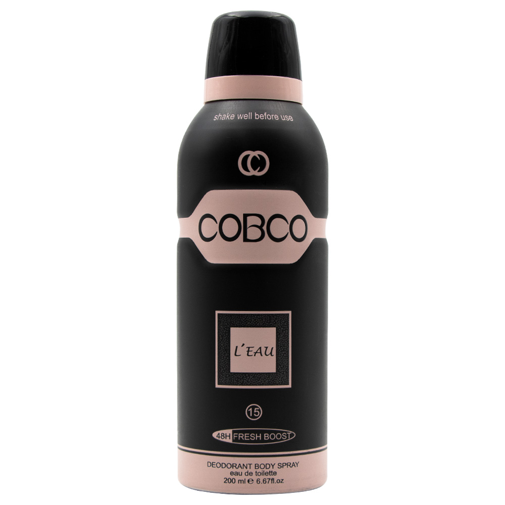 leo.jpg اسپری بدن زنانه کوبکو مدل Leau، حجم 200 میل - Image 1