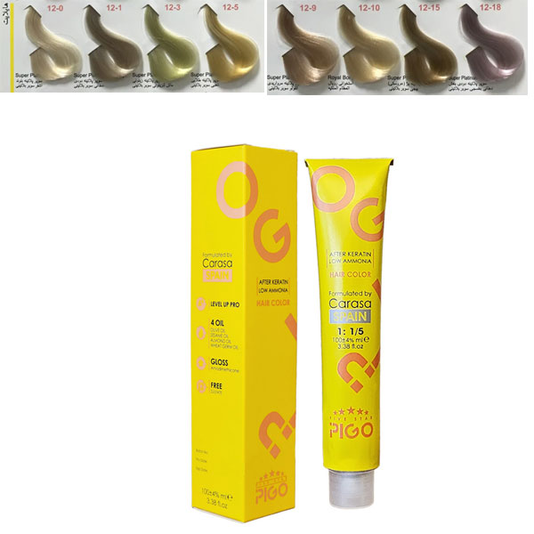 رنگ مو پیگو گروه رنگی هایلایت