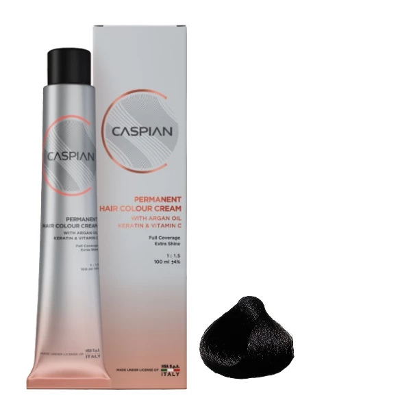 رنگ مو کاسپین رنگ طبیعی ( پوشش منحصر به فرد سفیدی موها )