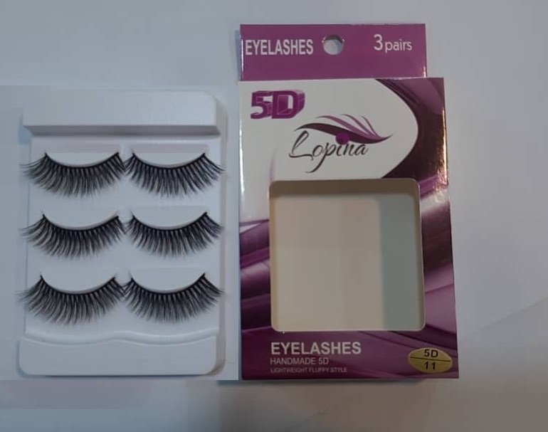 5d11.jpg مژه 5 بعدی لوپینا بسته سه عددی کد11 - Image 1