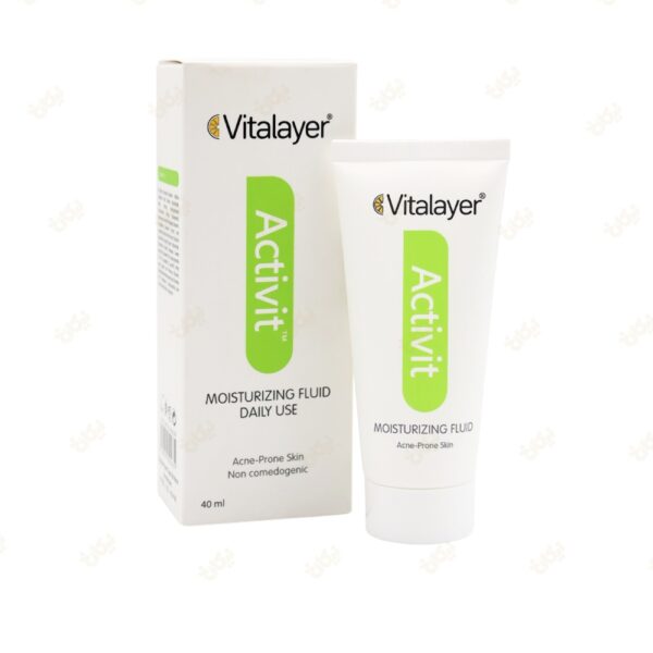 لوسیون فلوئید مرطوب کننده اکتی ویت(آبرسان پوست چرب)ویتالیر Vitalayer