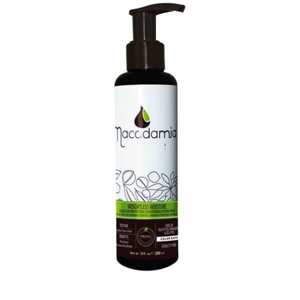 ماسک مو ماکادمیا مدل Weightless Moisture  بدون نیاز به ابکشی