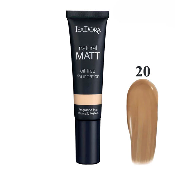 کرم پودر ایزادور.ا مدل Natural Matt شماره 20