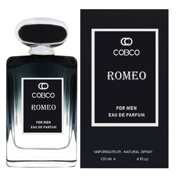 ادوپرفیوم مردانه کوبکو مدل ROMEOاسانس مونت بلک حجم 120 میل
