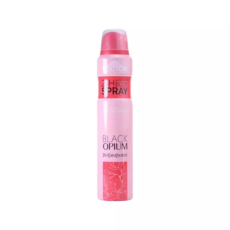 Hector-200ml-Spray-Black-Opium1.webp اسپری بدن هکتور زنانه بلک اپیوم 200 میل - Image 1